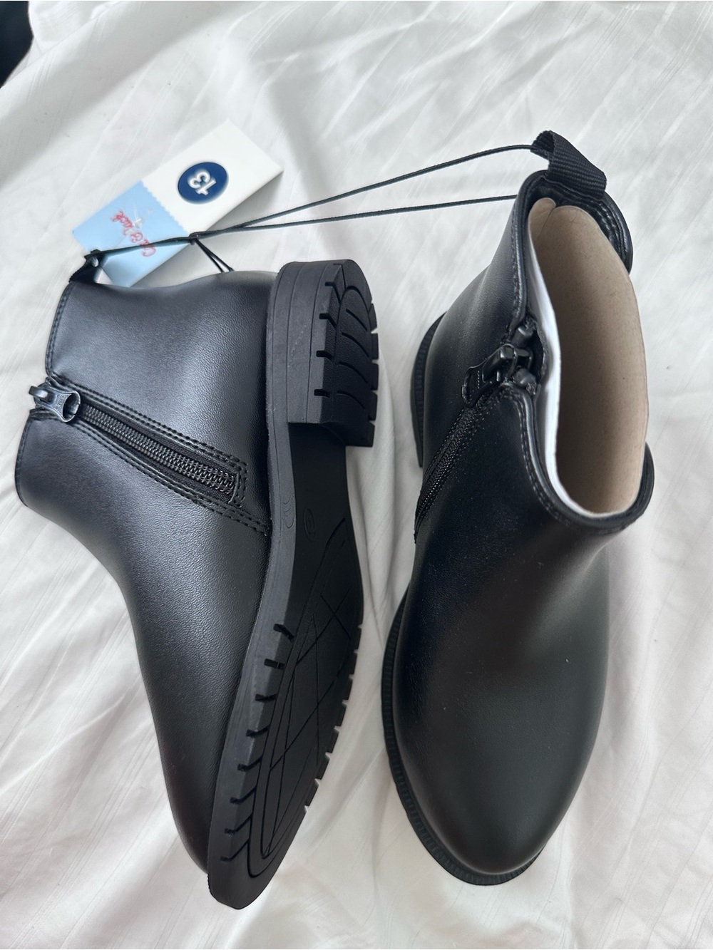 NWT kids 13 black boots
